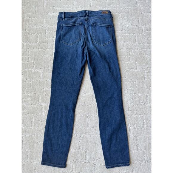 Paige Jeans Skinny Straight Verdugo Ankle Mid Rise Pants Denim - Picture 3 of 9